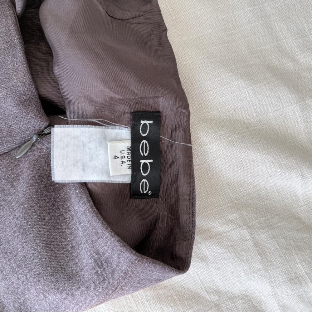 bebe Lilac Textured Dress Top